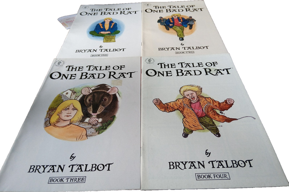 The Tale Of One Bad Rat #1-4 October 1994 to January 1995 Dark Horse Comics